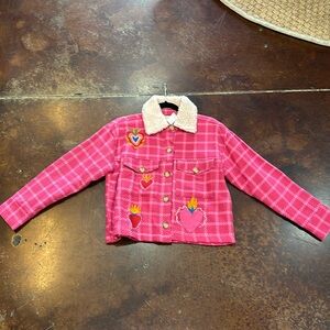 Ivy Jane plad embroidered jacket